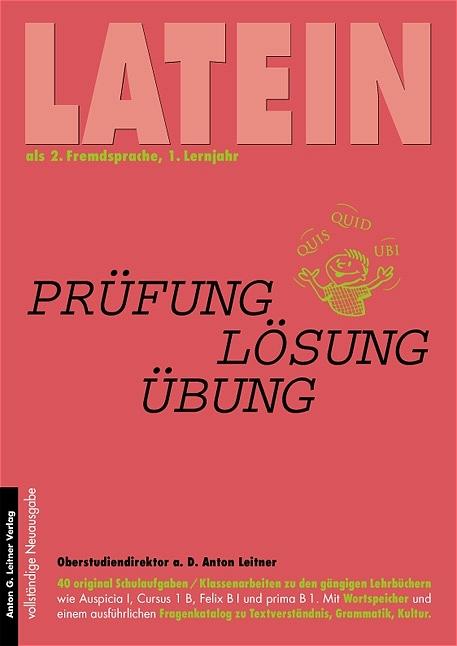 Cover-Bild Latein als 2. Fremdsprache. Original Schulaufgaben /Klassenarbeiten... / Latein als 2. Fremdsprache