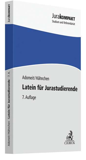 Cover-Bild Latein für Jurastudierende