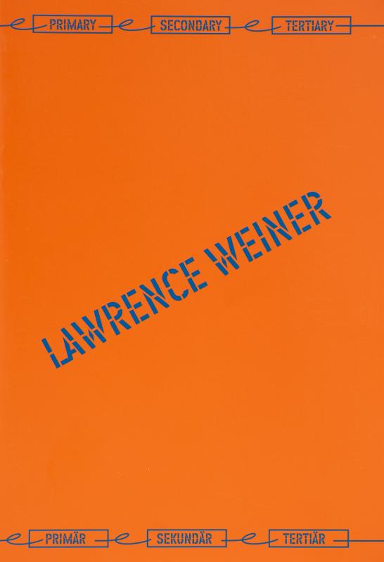 Cover-Bild Lawrence Weiner