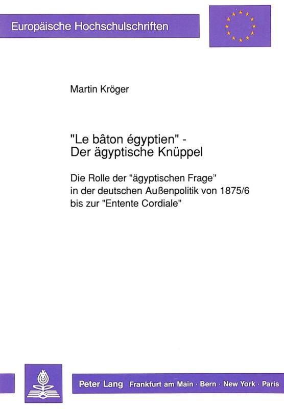 Cover-Bild «Le bâton égyptien» - Der ägyptische Knüppel