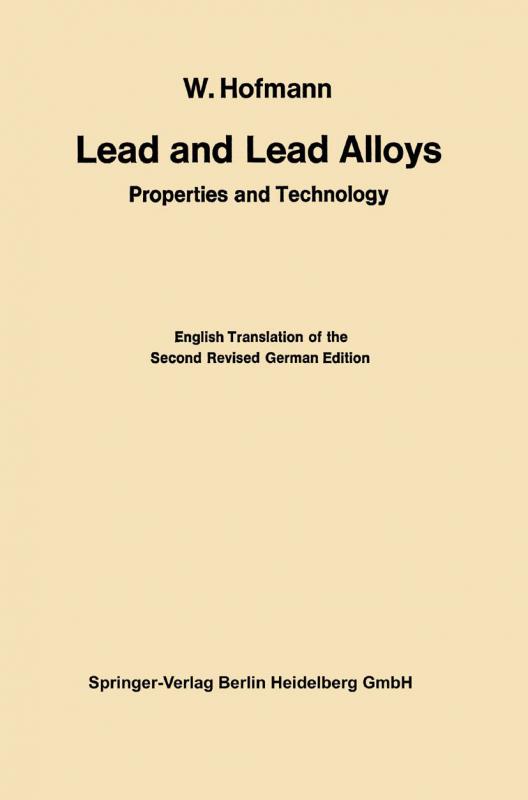 Cover-Bild Lead and Lead Alloys