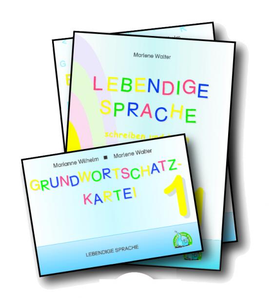 Cover-Bild LEBENDIGE SPRACHE 1: SET (Lebendige Sprache schreiben und lesen, Grundwortschatzkartei, Buchstabenbuch)