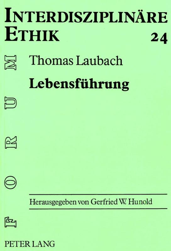 Cover-Bild Lebensführung