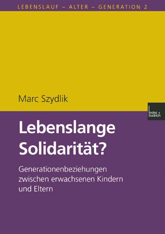 Cover-Bild Lebenslange Solidarität?