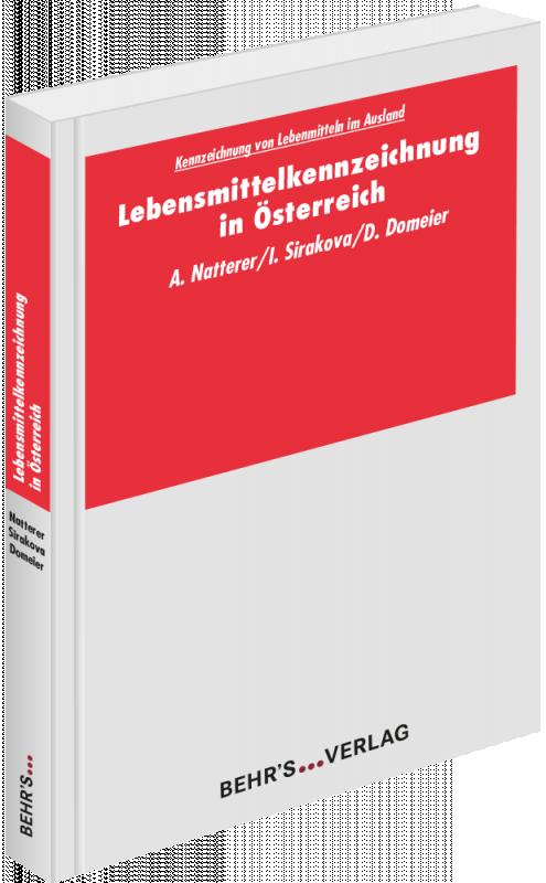 Cover-Bild Lebensmittelkennzeichnung in Österreich