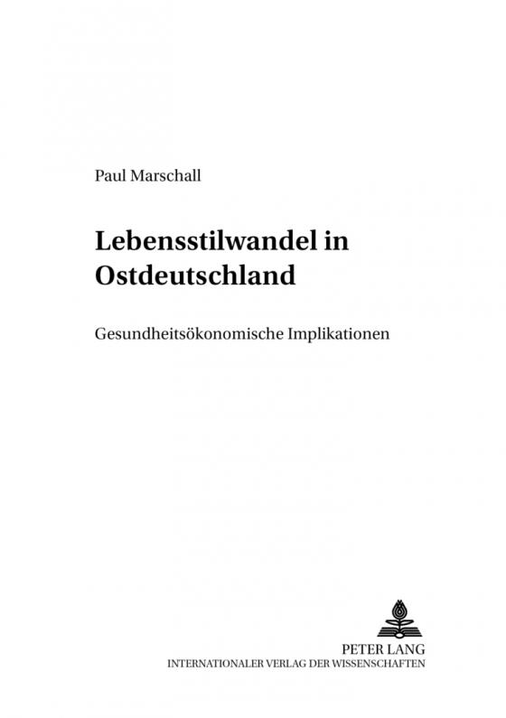 Cover-Bild Lebensstilwandel in Ostdeutschland