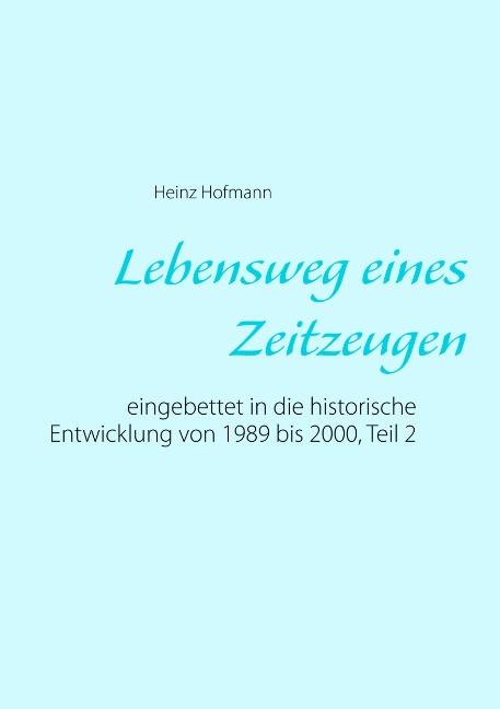 Cover-Bild Lebensweg eines Zeitzeugen