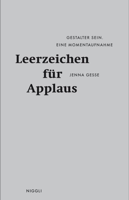 Cover-Bild Leerzeichen für Applaus