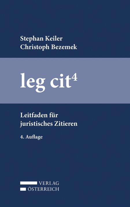 Cover-Bild leg cit⁴