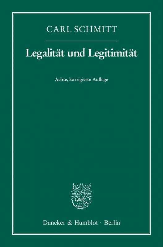 Cover-Bild Legalität und Legitimität.