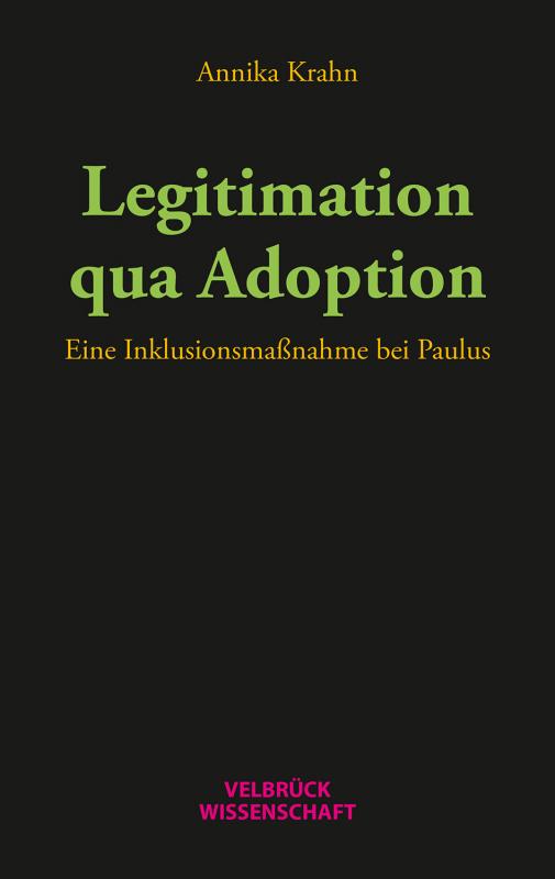 Cover-Bild Legitimation qua Adoption