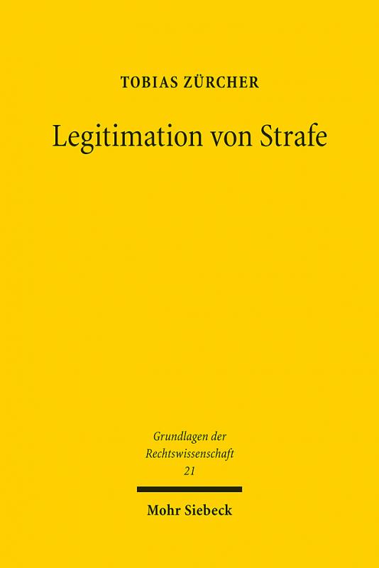 Cover-Bild Legitimation von Strafe