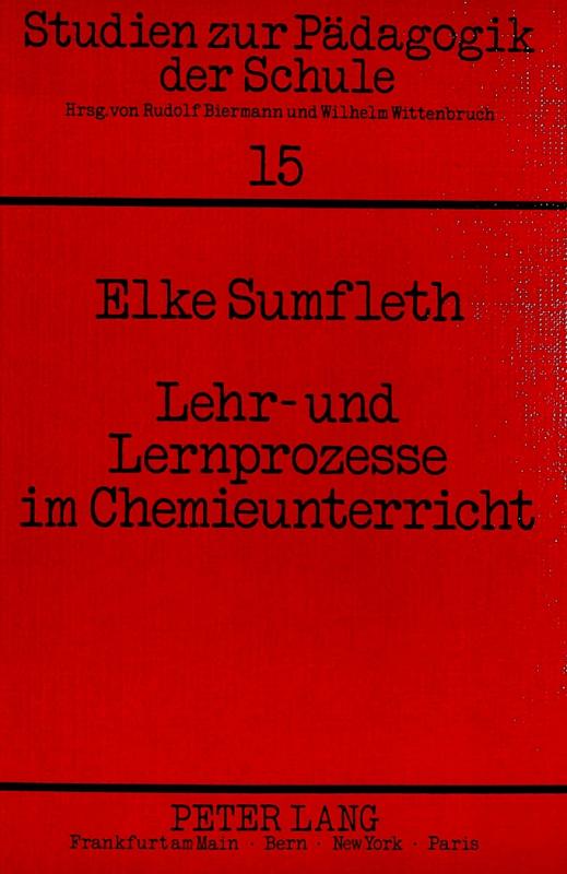 Cover-Bild Lehr- und Lernprozesse im Chemieunterricht