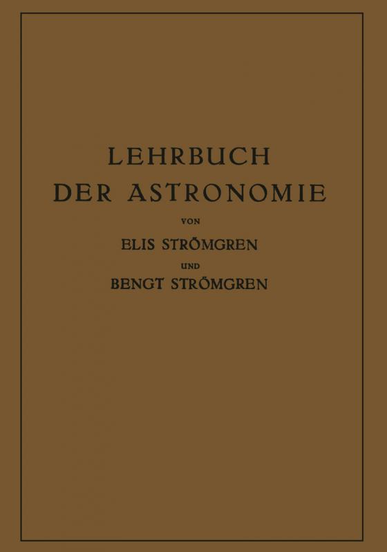 Cover-Bild Lehrbuch der Astronomie