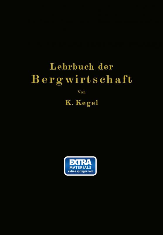 Cover-Bild Lehrbuch der Bergwirtschaft