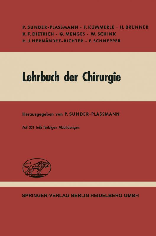 Cover-Bild Lehrbuch der Chirurgie