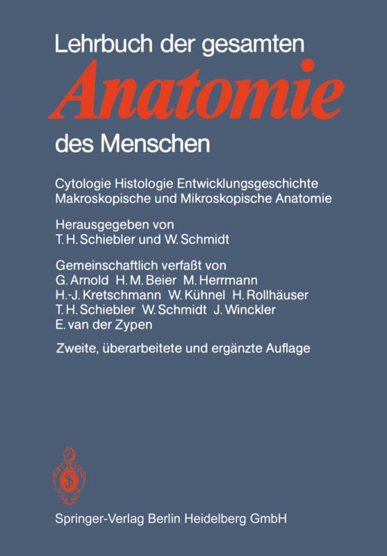 Cover-Bild Lehrbuch der gesamten Anatomie des Menschen