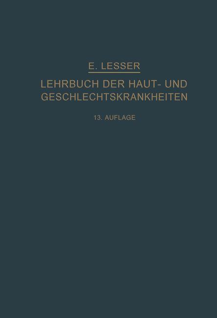 Cover-Bild Lehrbuch der Haut- und Geschlechtskrankheiten