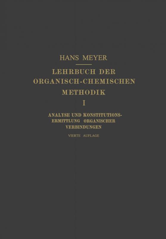 Cover-Bild Lehrbuch der Organisch-Chemischen Methodik