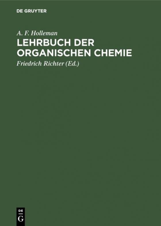 Cover-Bild Lehrbuch der organischen Chemie