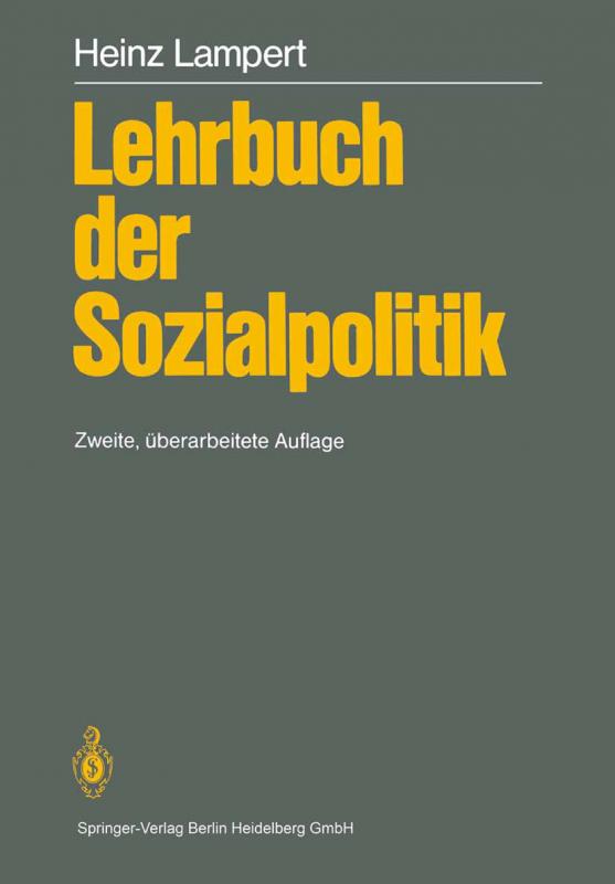 Cover-Bild Lehrbuch der Sozialpolitik