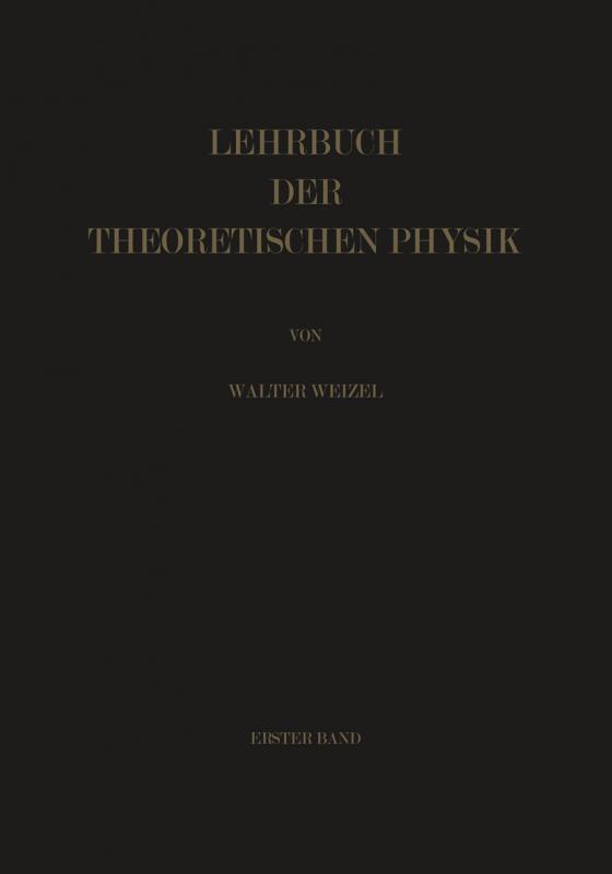 Cover-Bild Lehrbuch der Theoretischen Physik