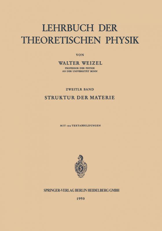 Cover-Bild Lehrbuch der Theoretischen Physik