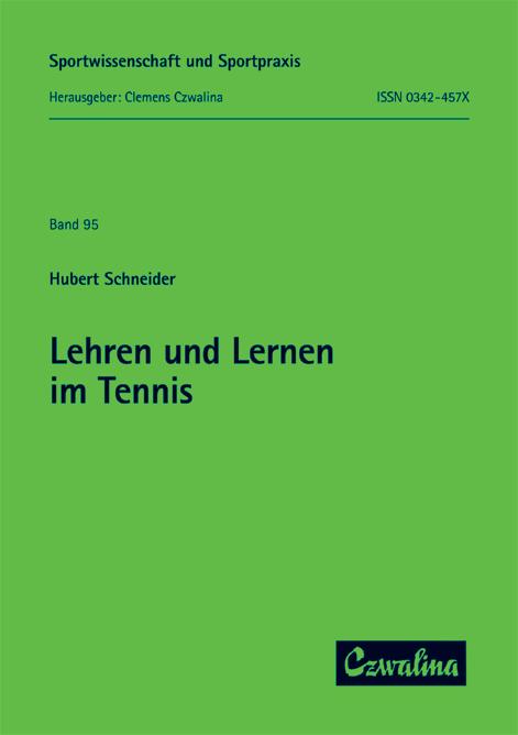 Cover-Bild Lehren und Lernen im Tennis