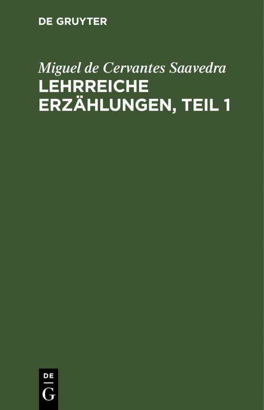 Cover-Bild Lehrreiche Erzählungen, Teil 1