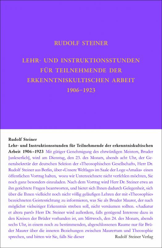 Cover-Bild Lehrstunden für Teilnehmende der erkenntniskultischen Arbeit 1906 - 1924