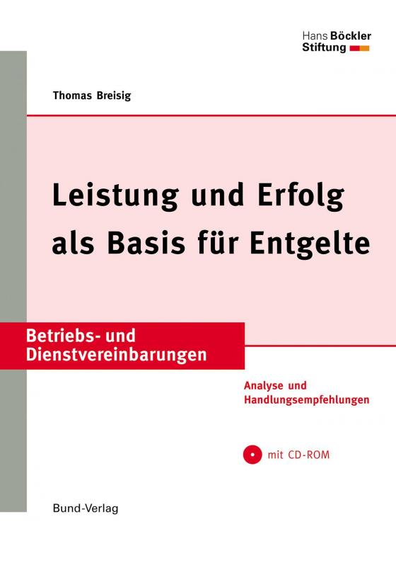 Cover-Bild Leistung und Erfolg als Basis für Entgelte