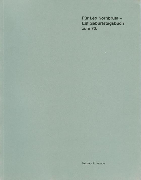 Cover-Bild Leo Kornbrust - Werkverzeichnis der Skulpturen 1952-1999