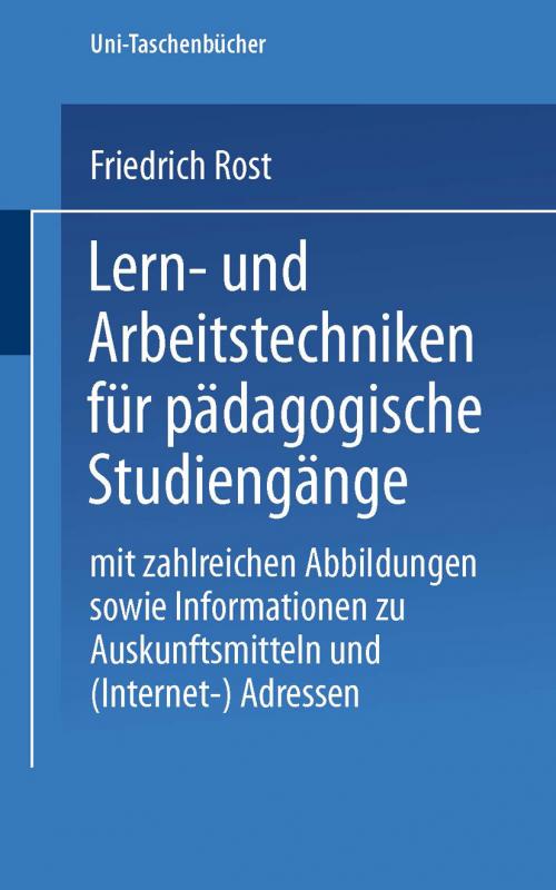 Cover-Bild Lern- und Arbeitstechniken für pädagogische Studiengänge