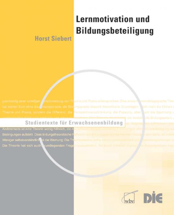 Cover-Bild Lernmotivation und Bildungsbeteiligung