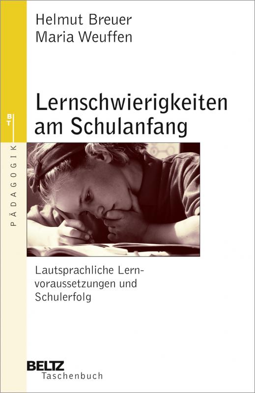 Cover-Bild Lernschwierigkeiten am Schulanfang - Lautsprachliche Lernvoraussetzungen und Schulerfolg