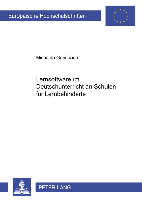 Cover-Bild Lernsoftware im Deutschunterricht an Schulen für Lernbehinderte