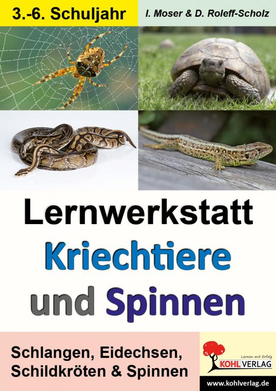 Cover-Bild Lernwerkstatt Kriechtiere und Spinnen