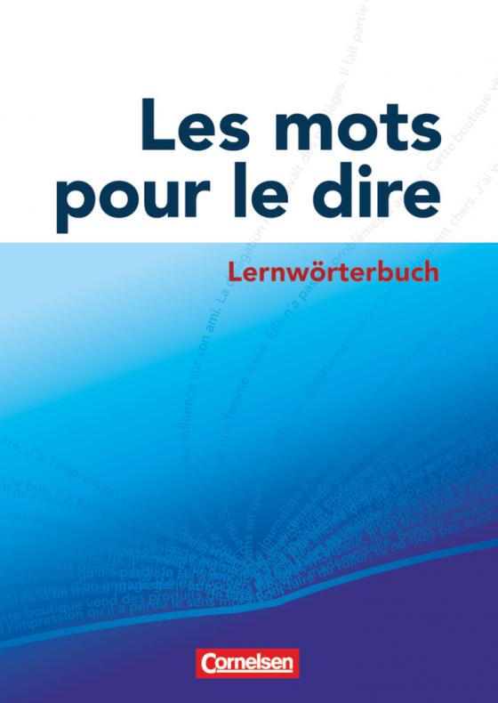 Cover-Bild Les mots pour le dire