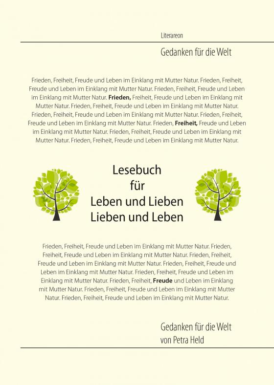 Cover-Bild Lesebuch für Leben und Lieben Lieben und Leben