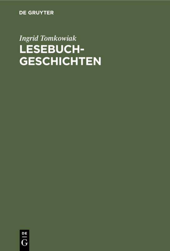 Cover-Bild Lesebuchgeschichten