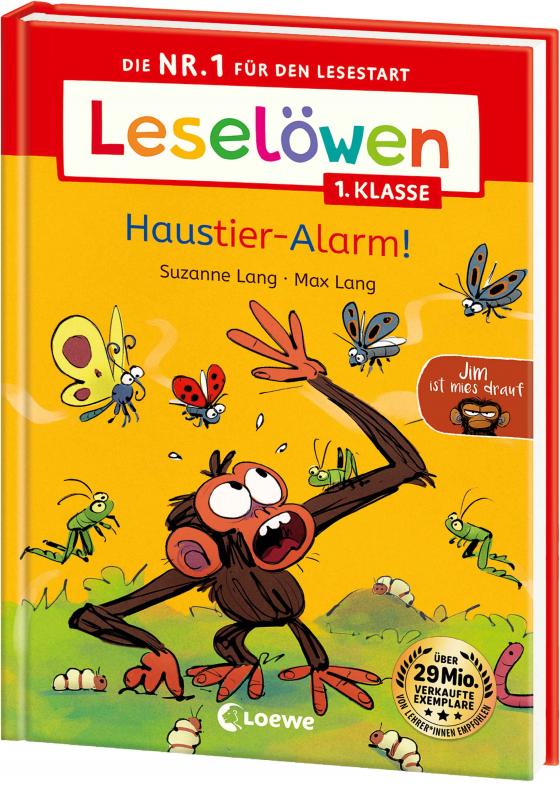 Cover-Bild Leselöwen 1. Klasse - Jim ist mies drauf - Haustier-Alarm!