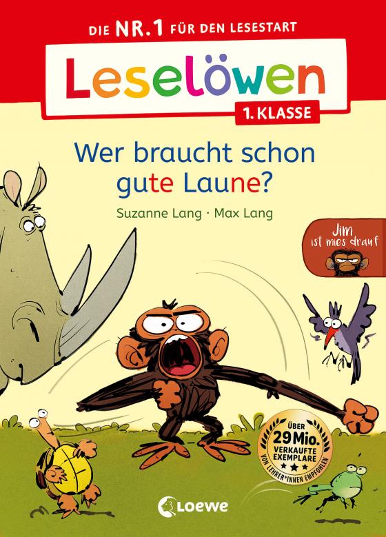 Cover-Bild Leselöwen 1. Klasse - Jim ist mies drauf - Wer braucht schon gute Laune?