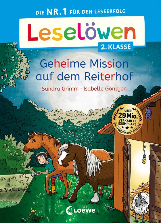 Cover-Bild Leselöwen 2. Klasse - Geheime Mission auf dem Reiterhof