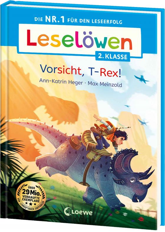 Cover-Bild Leselöwen 2. Klasse - Vorsicht, T-Rex!