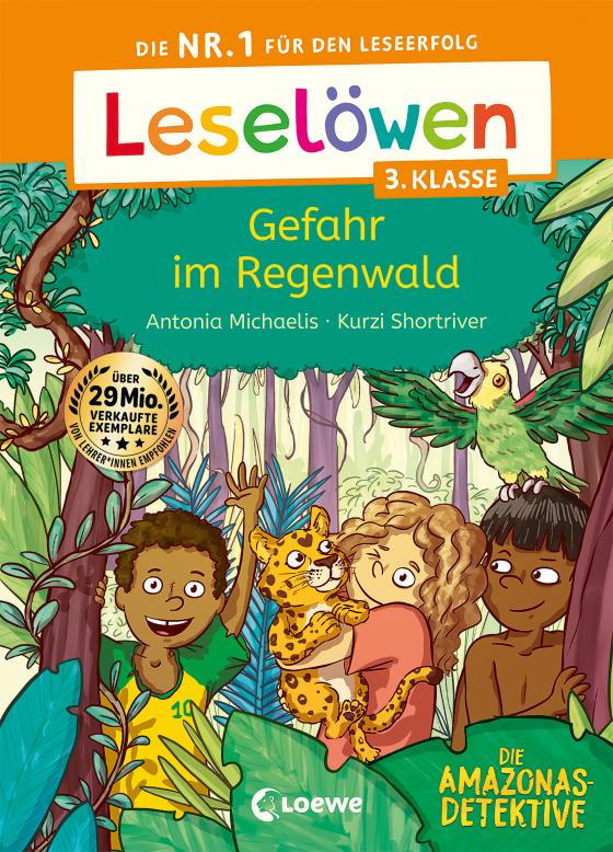 Cover-Bild Leselöwen 3. Klasse - Amazonas-Detektive: Gefahr im Regenwald