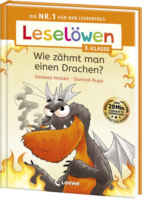 Cover-Bild Leselöwen 3. Klasse - Wie zähmt man einen Drachen?