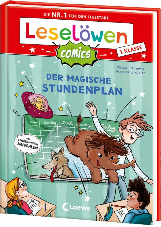 Cover-Bild Leselöwen Comics 1. Klasse - Der magische Stundenplan