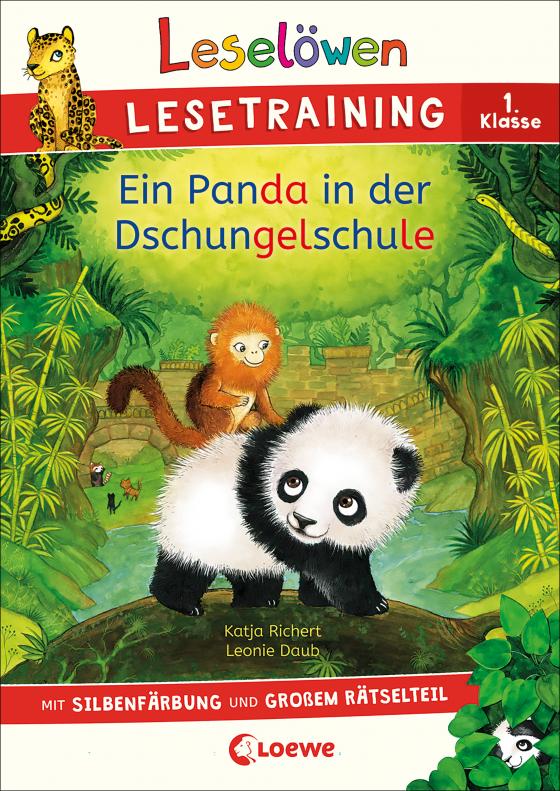 Cover-Bild Leselöwen Lesetraining 1. Klasse - Ein Panda in der Dschungelschule