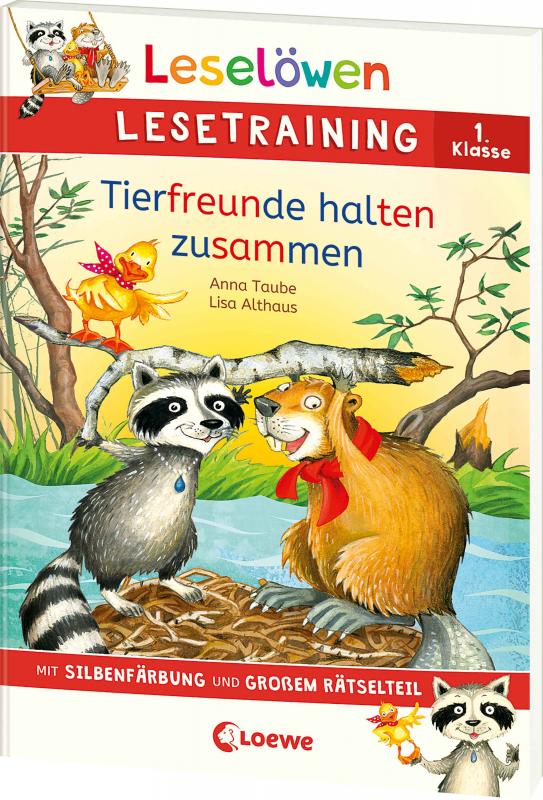 Cover-Bild Leselöwen Lesetraining 1. Klasse - Tierfreunde halten zusammen