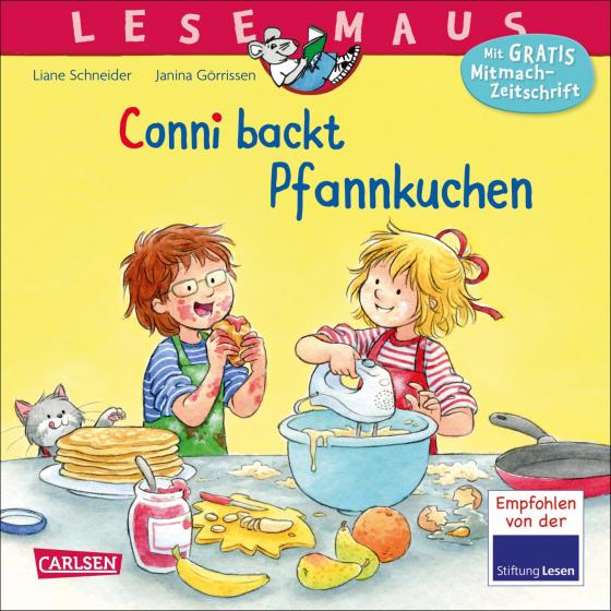 Cover-Bild LESEMAUS 123: Conni backt Pfannkuchen